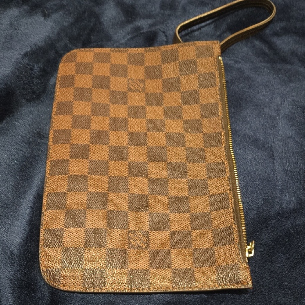 Louis Vuitton Tan and Brown Checkered Mini Bag
